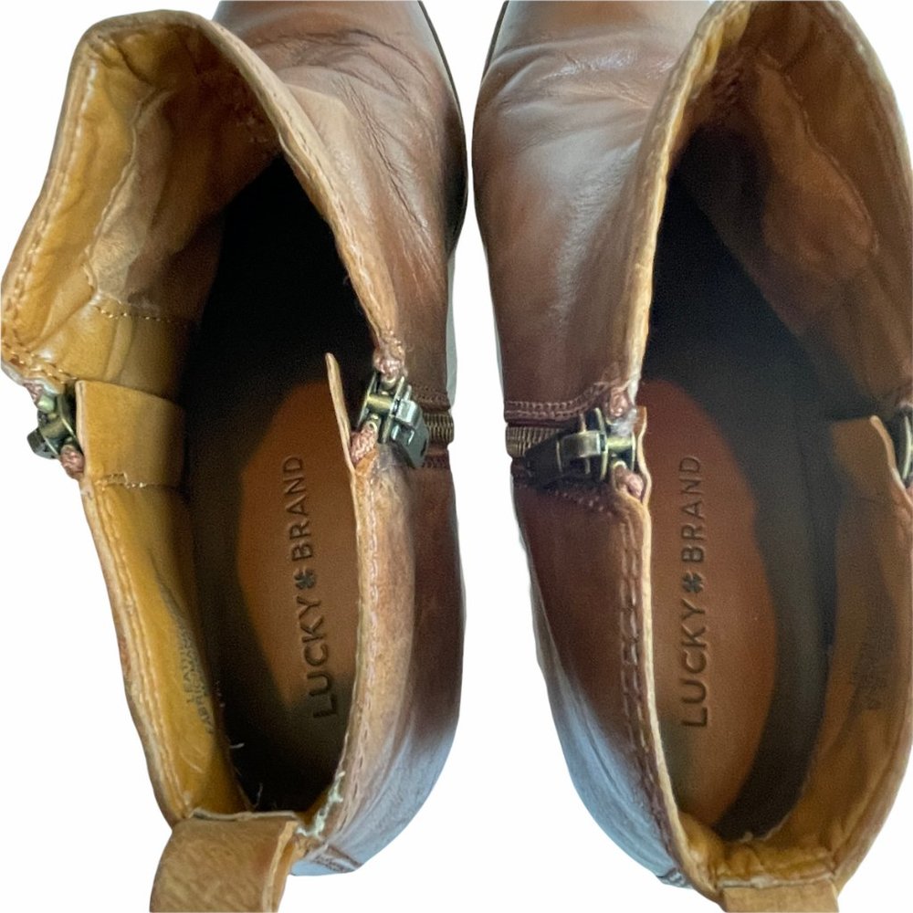 LUCKY Brand Bootie Side Zip 8.5 - Picture 11 of 12
